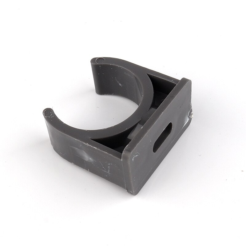 20 ~ 100 Pcs Id 20 ~ 40 Mm Pvc Grijs Buisklem Irrigatiesysteem Connector Fittings Clip U Vorm klem Interlock Plastic Buis Base