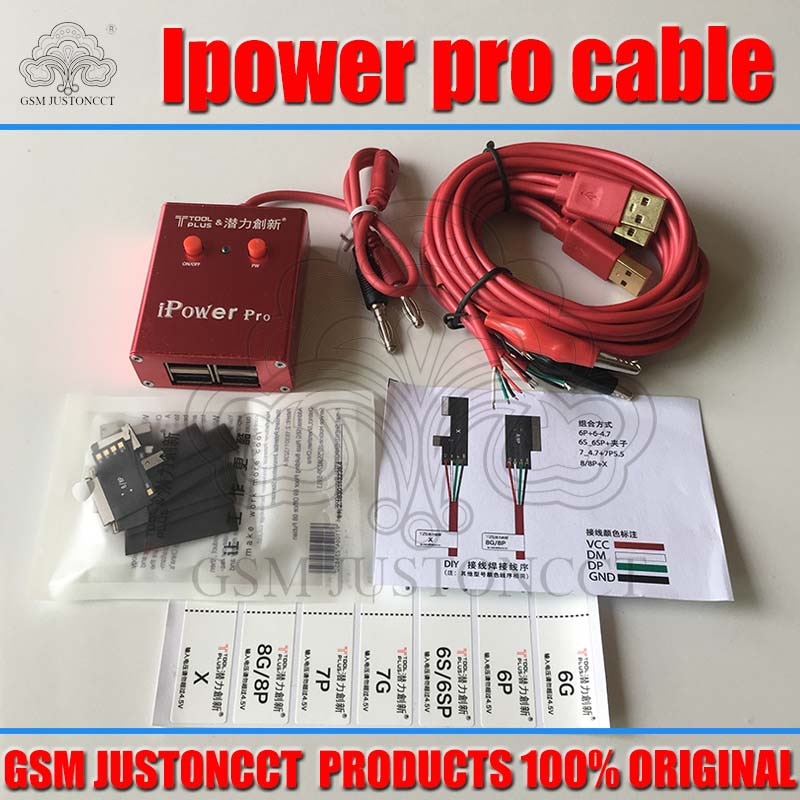 iPower test Cable Ipower PRO Cable for iPhone X 8G 8P 7G 7P 6S 6SP 6G 6P DC Power control test Wire