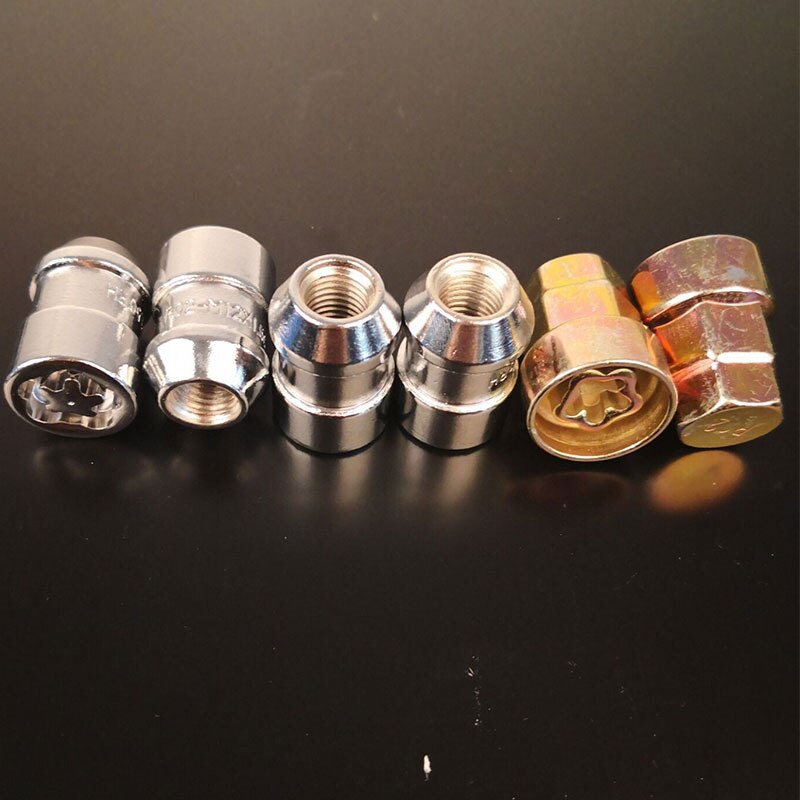 Anti-theft Wheel Bolt Lock Nut KeyCar Auto Anti-theft Bolts Wheels Screw Lock M12x1.5 with Security Key