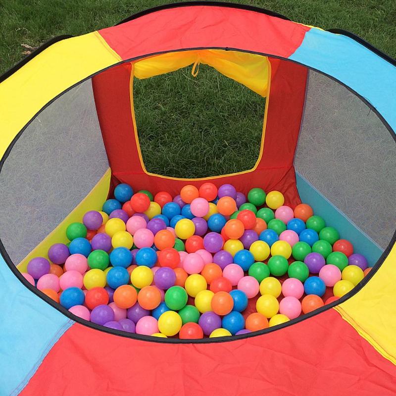 Play House Indoor and Outdoor Easy Folding Ball Pit Hideaway Tent Play Hut