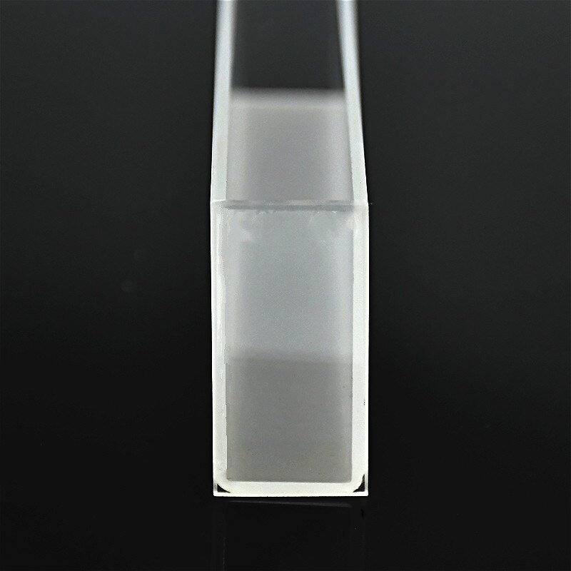 Quartz Cuvette Light Path 100mm Spectrometer Cell (Liquid Sample Cell) 35ml For Spectrophotometer Frit Sintering Technology 1/PK