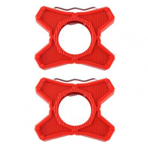 1 Paar Mtb Racefiets Legering Slot Pedaal Om Platte Pedaal Beugel Converters Voor Speedplay Zero Pedalen Platform Adapters Fietsen onderdelen: Rood