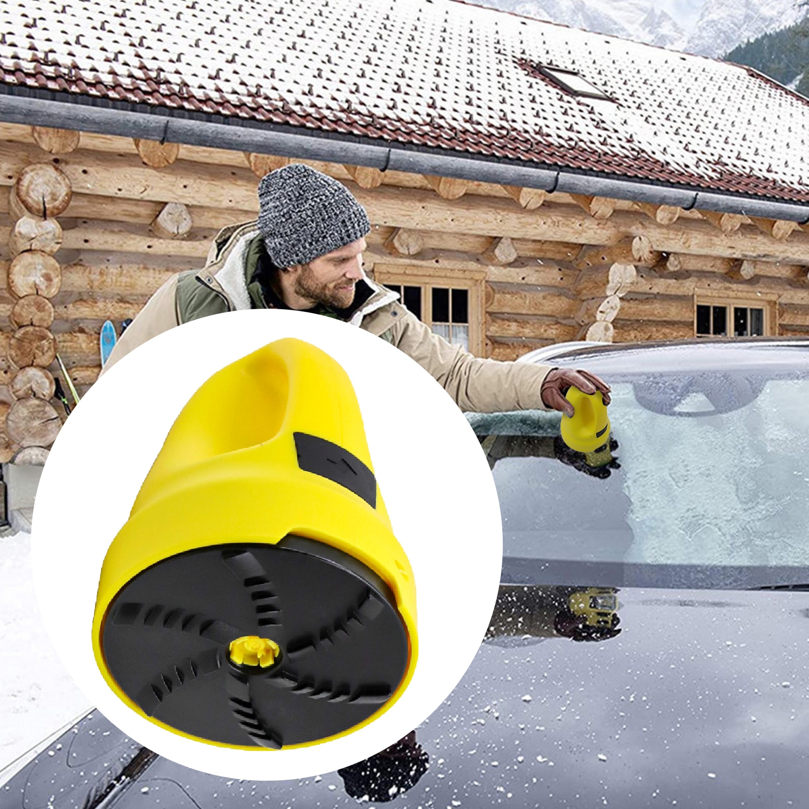Windshield USB Electric Ice Scraper Winter Car Multifunctional Glass Defrost Snow Removal Car Window Cone Deicing Snow Scraper