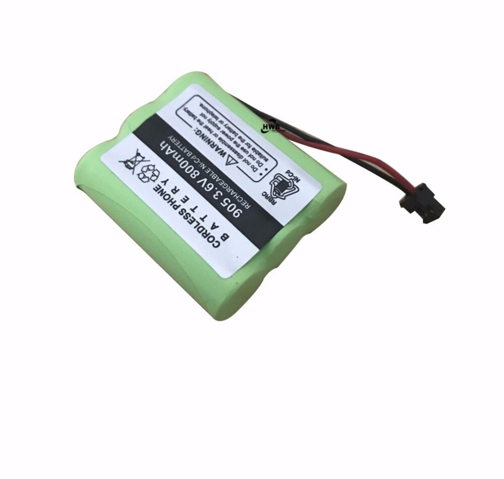 Cordless Phone Replacement Battery BT-905 800mAh 3.6v Ni-cd Battery For KX-A36 P-P501 AE-255 B300 ATT-3AAB BT-800 P-P5