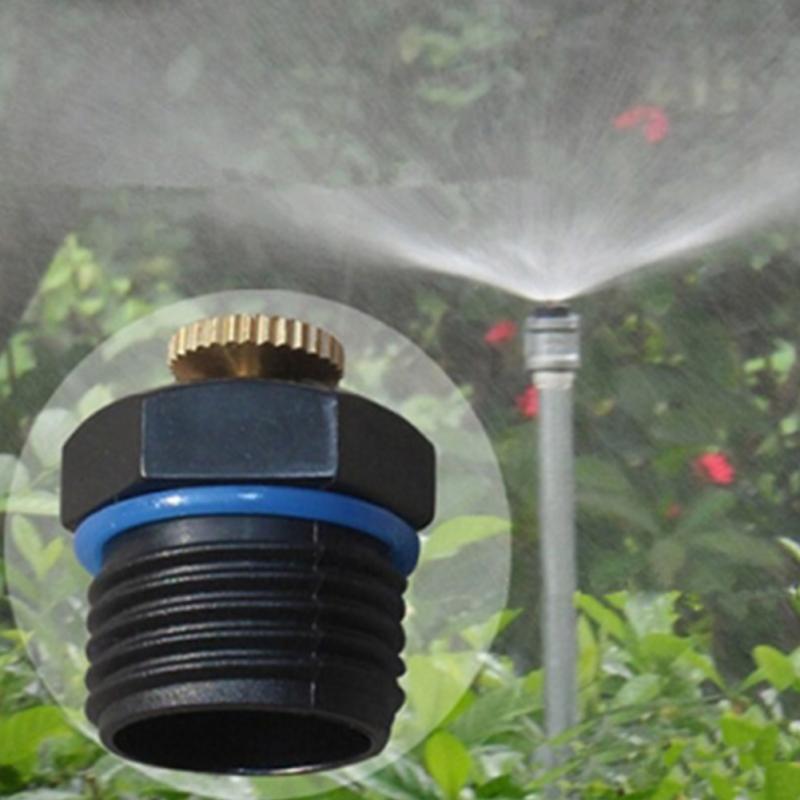 1Pcs 1/2 Inch Lekvrije Verstelbare Messing Sproeikop Tuin Irrigatie Micro Sprinkler Water Fog Vernevelaars Spuit tool