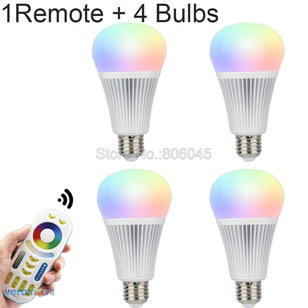 9W E27 LED Lamp Milight RGB + CCT Smart LED Lamp FUT012 AC 85 V-265 V Dimbare 2.4G Draadloze Afstandsbediening Smartphone APP Controle