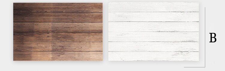 Desktop Shooting Photography Background Double-sided Wood-grain Paper Board & Nostalgic Gauze Studio Photos Backdrop Accessories: B