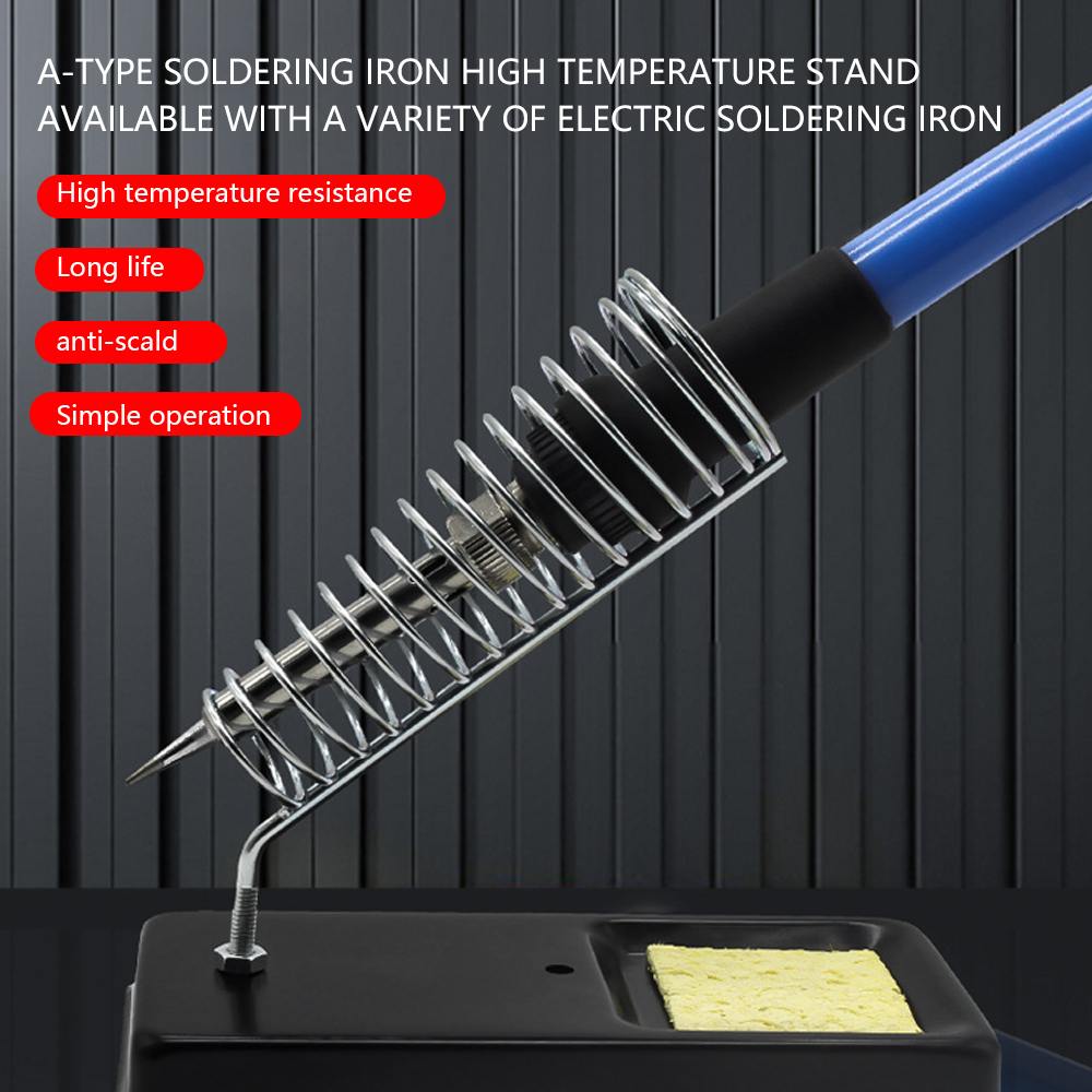 Metal Soldering Iron Stand Multifunctional Soldering Station Tin Wire Stand Sponge Stand Tool Accessories
