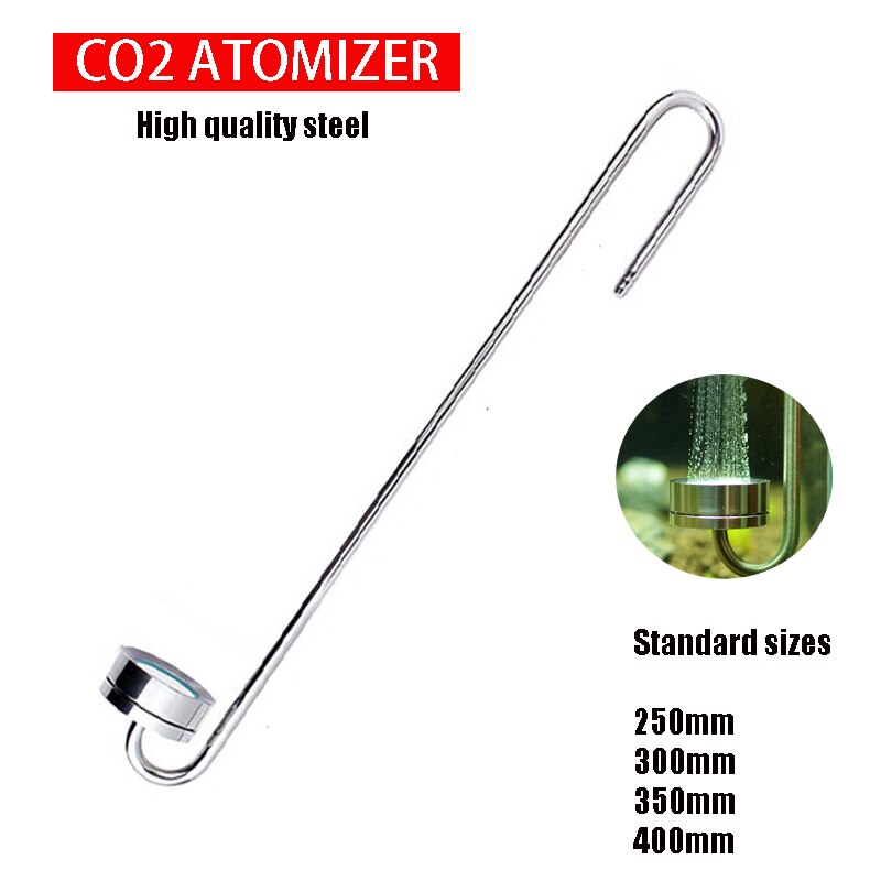 AquariumAquatic plant growth 304 Stainless Steel Carbon Dioxide Atomizer System Diffusion Fish Tank Aquatic CO2 Atomizer