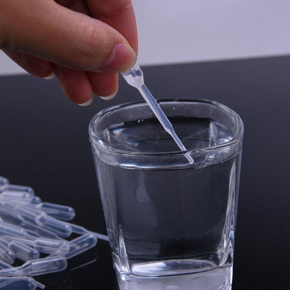 500 Pieces 0.2 ml Capacity Disposable Graduated Transfer Pipettes Dropper Polyethylene