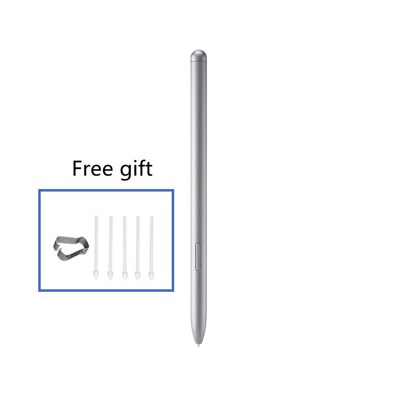 FOR Samsung Galaxy Tab S7/S7 plus S7+ Tablet Stylus Tablet Touch Screen Pen S-Pen Replacement: Silver