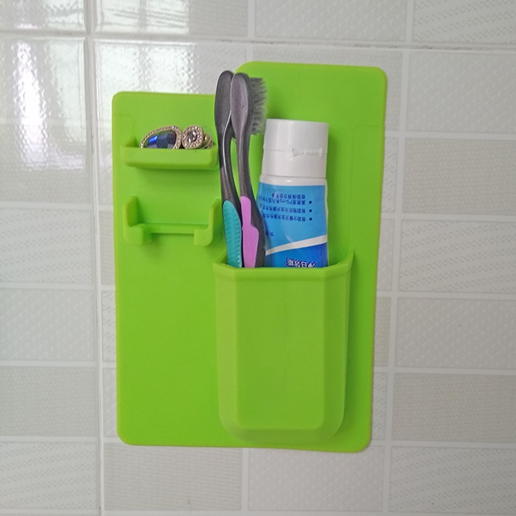 Shower Hanger Toothbrush Holder Bathroom Kitchen T... Grandado