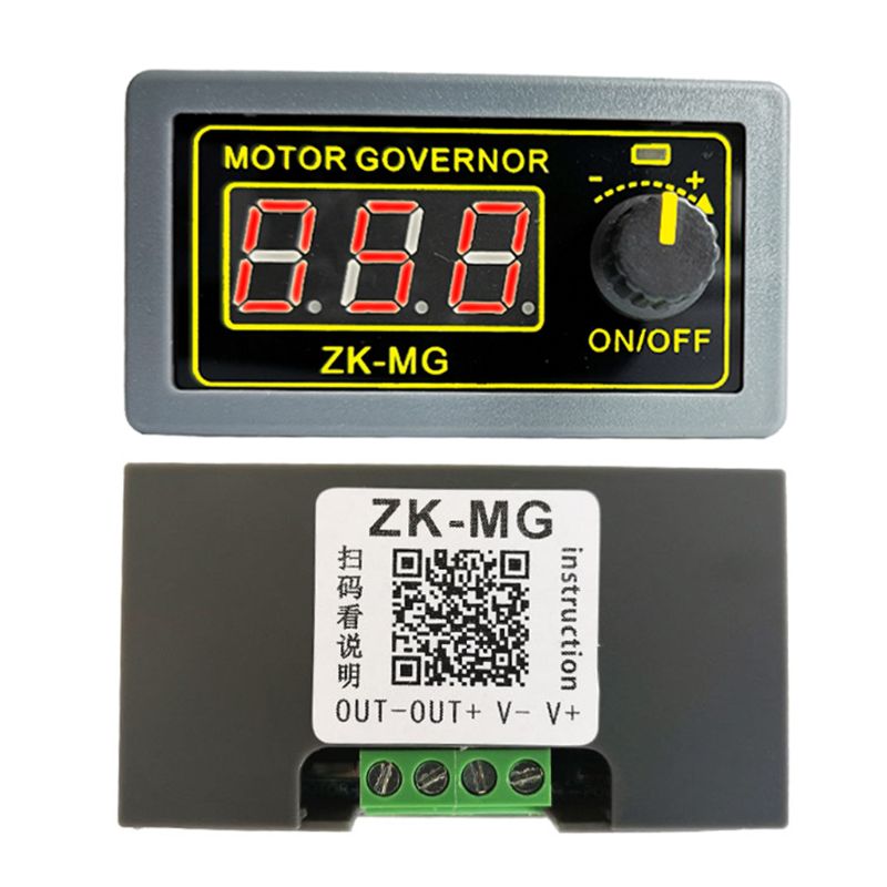 DC 5-30V 12v 24v 5A DC Motor Controller PWM Adjustable Speed Digital display encoder duty ratio frequency MAX 15A ZK-MG