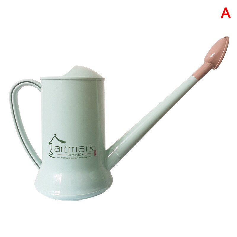 1.8/2L Kunststoff Gießkanne Outdoor Indoor Garten Gießkanne für Wohnkultur Langen Stiel Auslauf jardin 66CY: Blue A