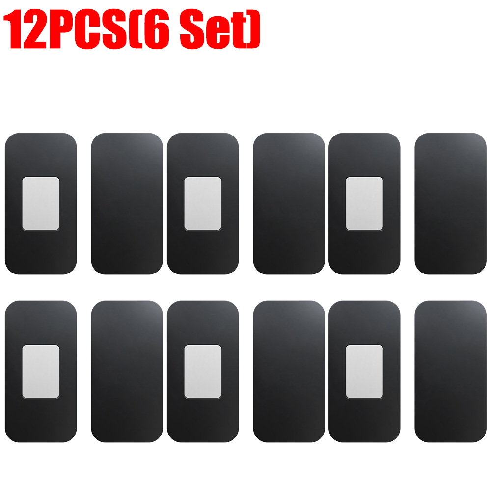 12x Kast Magnetische Vangst Zelfklevende Lade Magneet Vangst voor Keukenkast Deur Sluiten Magnetische Deur Catch Dichter Thuisopslag: WHITE