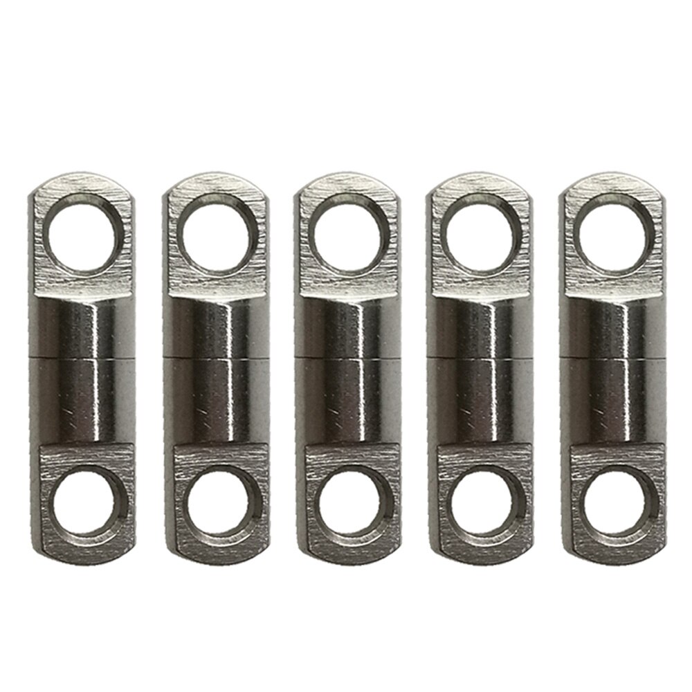 316 Rvs Duiken Reel Gids Line Spool Dubbele Wartels Connector Draaibare Twist Surfen Leiband Dubbele Protector: 5 PC