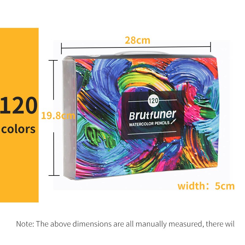47/72/120/150/180 Kleuren Vette Kleurpotlood Artistieke Kleur Lood Borstel Schets Hout Potloden Set Hand geschilderde Schoolbenodigdheden: 120 colors