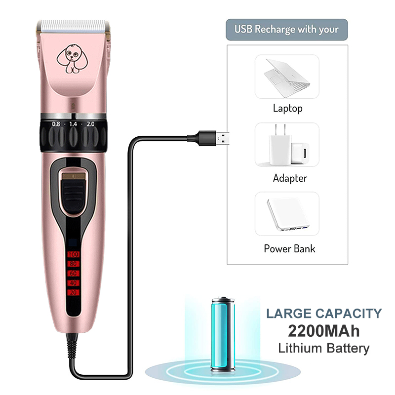 Pet Clipper Voor Honden Tondeuse Elektrische Hond Clipper Kat/Konijn Grooming Tool Haar Machine Remover Kapsel Voor Dieren