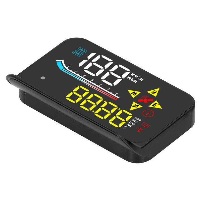 digital speed meter car instrument panel Auto OBD2 + GPS Systerm HUD Head‑Up Display Digital Car Speed Projector Universal