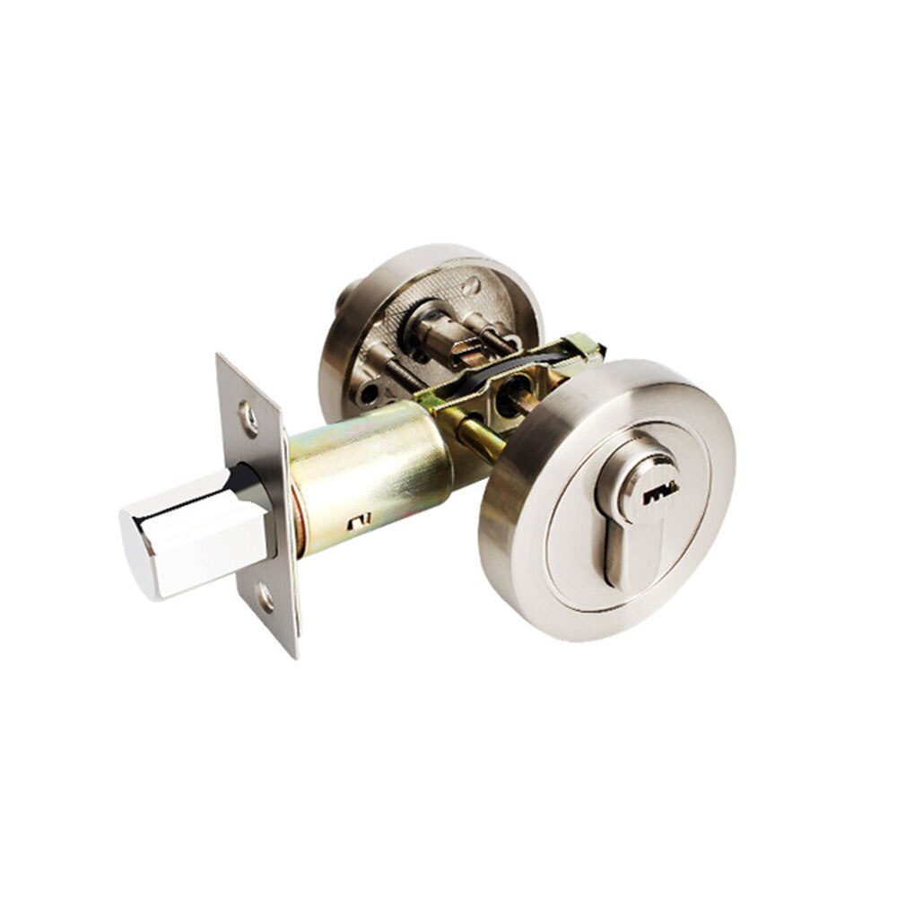 Zinc Alloy Atresia Double-sided Invisible Lock Mortice Channel Tube Wells Atresia Deadbolt Invisible Door Locks: Steel