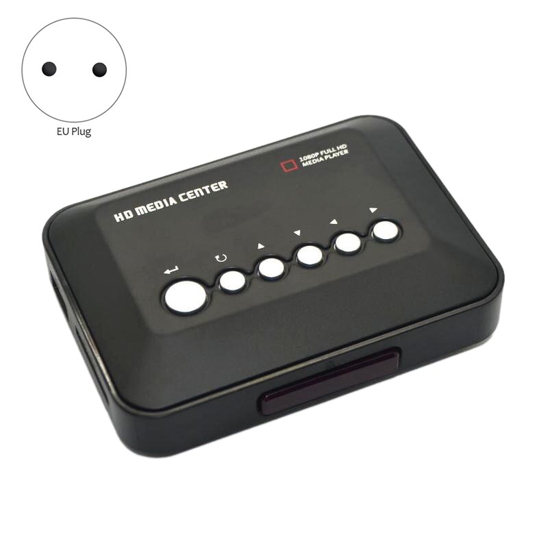 Mini Full Hd 1080P Media Player Met Hdmi/Vga/Av/Usb/Sd/Mmc/optische Uitgang Eu Plug