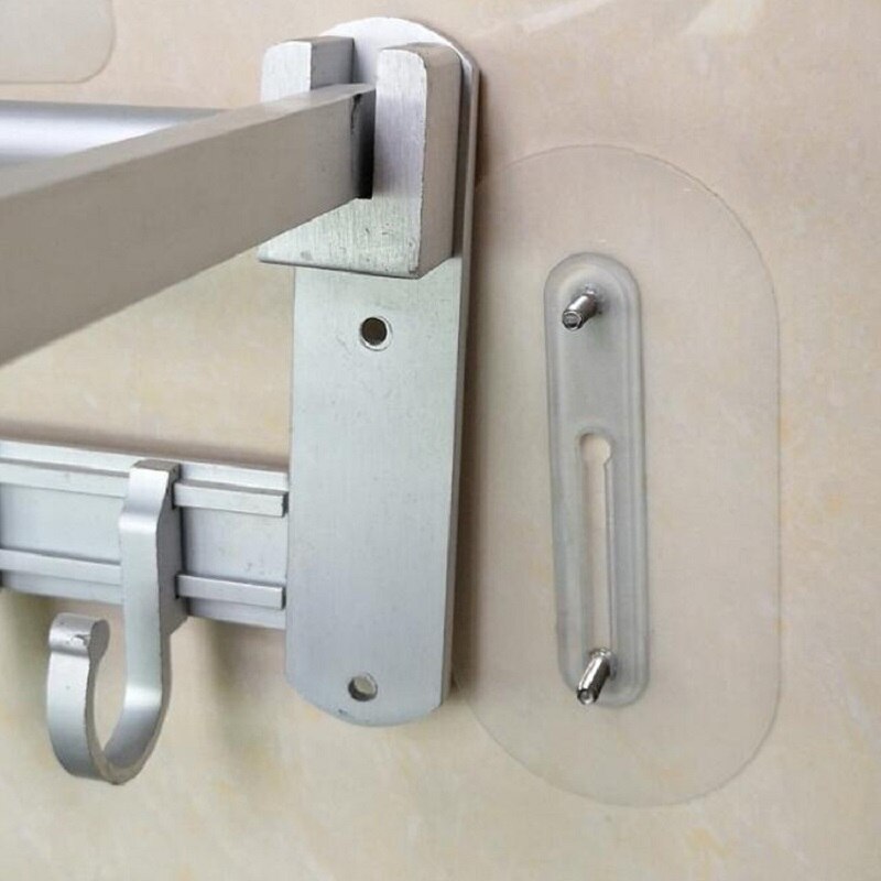 Haken Alles Für Badezimmer Küche Zeug Selbst Klebstoff Nahtlose NäGel Doppel NäGel Einstellbare Höer Starke Einfügen