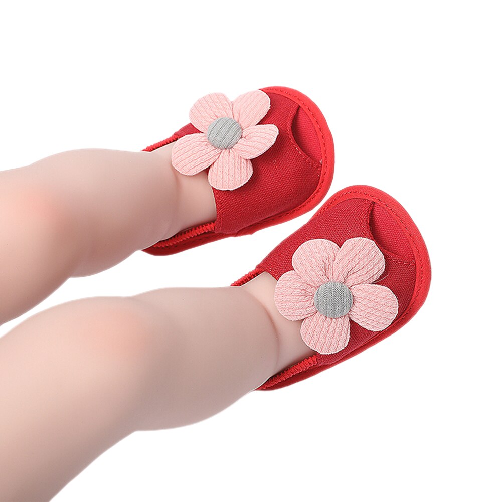 Bebê & crianças roupas do bebê meninas sandálias de flores, sola macia anti-deslizamento sapatos de verão infantil primeiros caminhantes princesa apartamentos