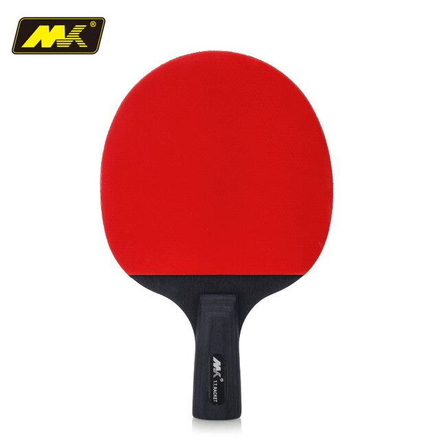 Carbon Table Tennis Racket 1Pcs Upgraded 4 Star Set Lightweight Powerful Ping Pong Paddle Bat With Good Control Send Package: Short handle