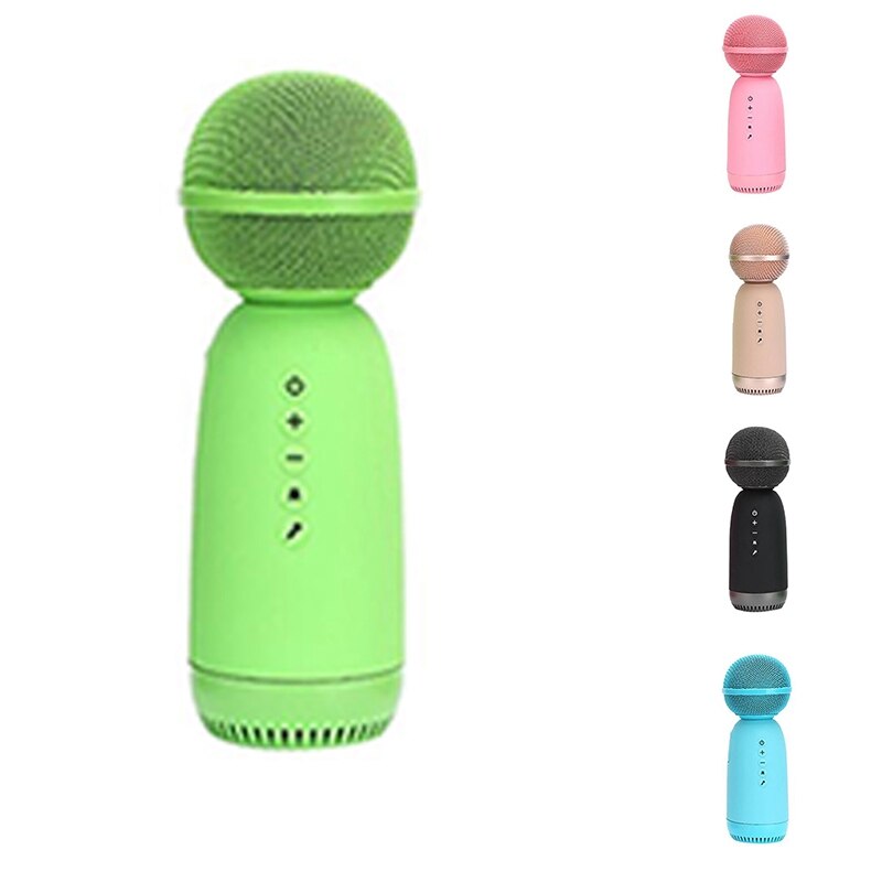 Wireless Bluetooth Karaoke Microphone Cute Speaker Handheld Microphone Player Singing Recorder Portable Mic