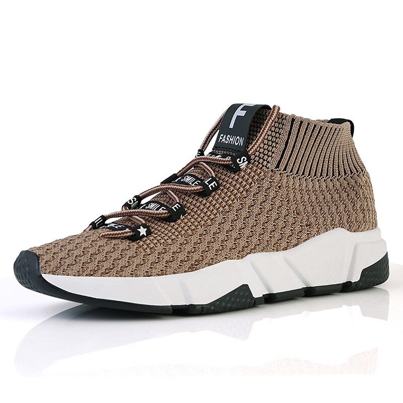 Tenis masculino opprinnelig higt topp lette tennis joggesko jogge Fitness herresokk sport sko trend Fitness fottøy: kaki / 8.5