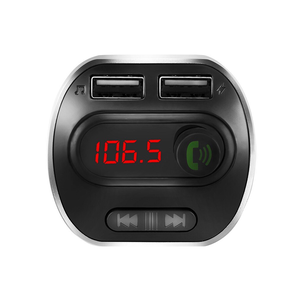 music player reproductor mp3 Bluetooth FM Transmitter MP3 Players Modulator Handsfree Dual USB car kit Support TF Card U Disk