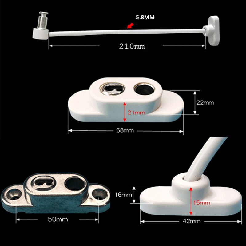 Venster Kettingslot Venster Kabel Lock Restrictor Multifunctionele Window Lock Deur Guard Voor Baby Veiligheid