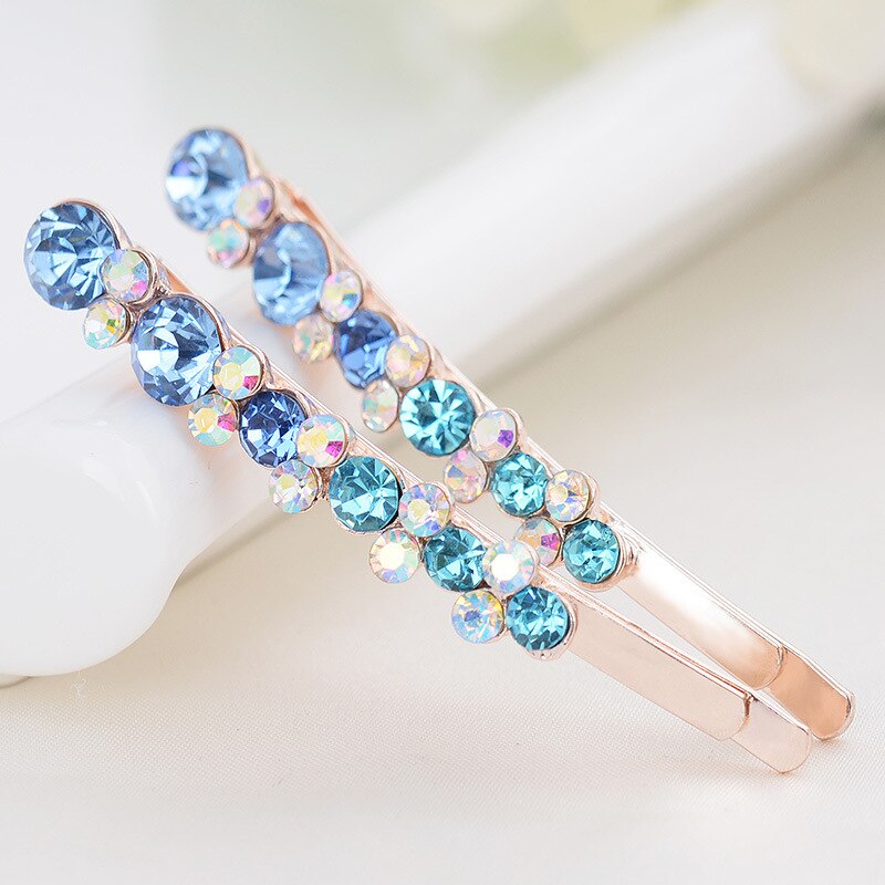 Retro Bruiloft Vlinder Dame Haarspeld Strass Kristal Haarspeld Hairgrip Hairclips Haar Clip Grip Pin Barrette Ornament: 3