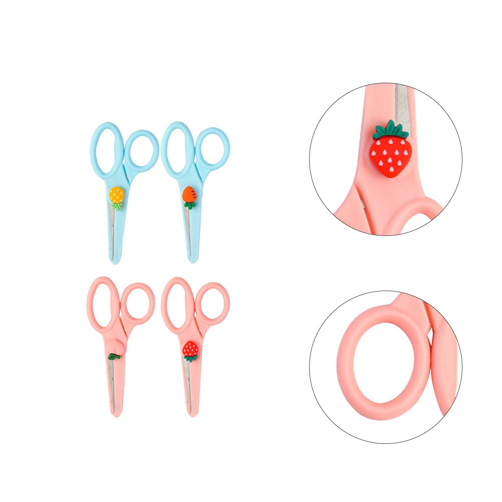 4pcs Craft Making Scissors Paper Cutting Scissors Paper Scissors for Home Office: Default Title