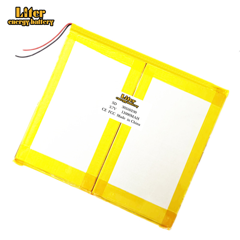 3.7V 11000Mah 30160190 Liter Energie Batterij Hi12 CWI520 Dual Systeem Laptop Tablet Pc Vervangende Batterij