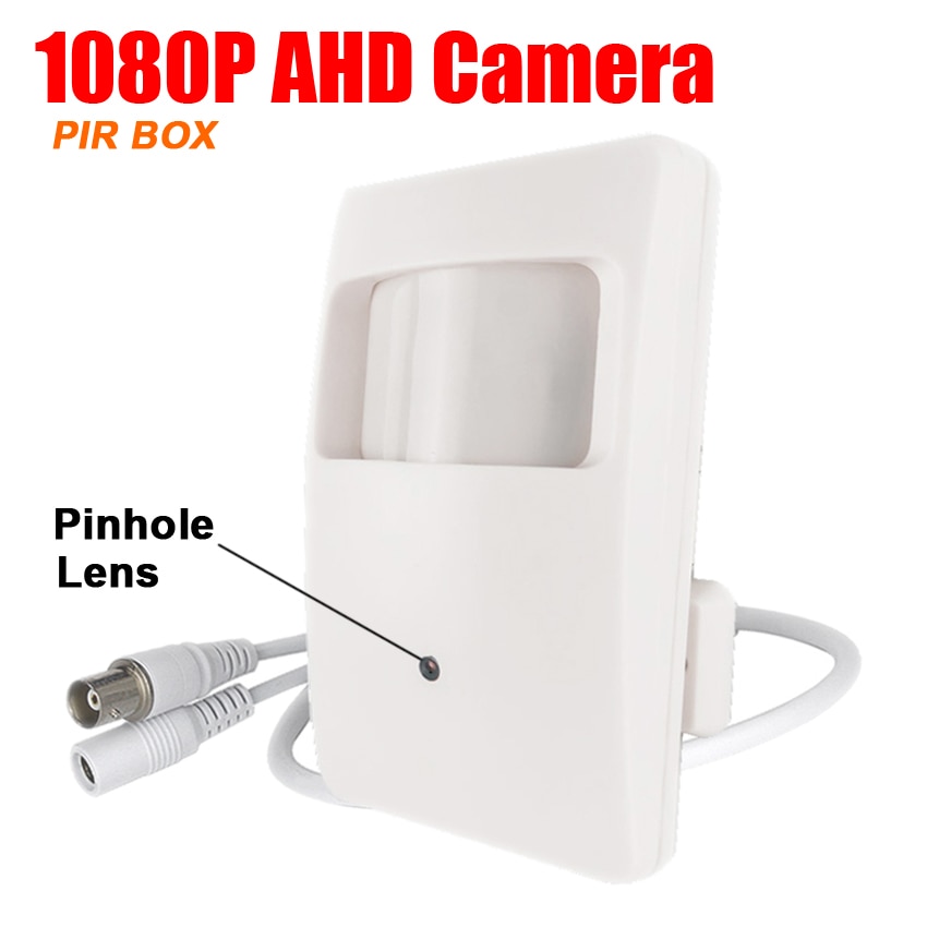 HD 1080P AHD 3.7MM Lens Mini-box camera 2MP 1MP 720P PIR Motion Sensor BOX CCTV Security Camera For AHD DVR Kits
