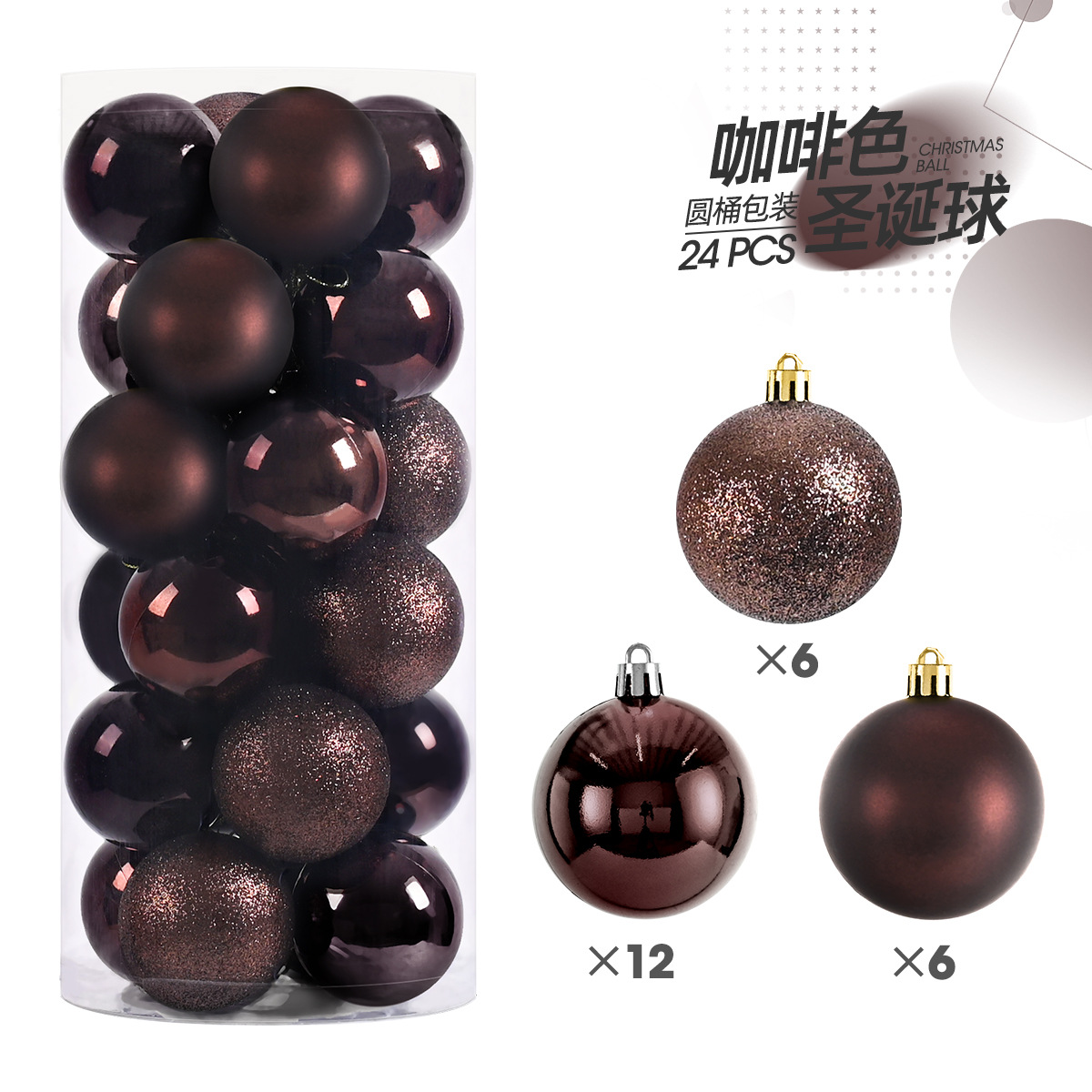 24 stks 3 cm Kerstballen Kerstboom Ornamenten Bal Xmas Opknoping Boom Hangers Home Party Kerstboom Decor Nieuwjaar Cadeau: Blauw