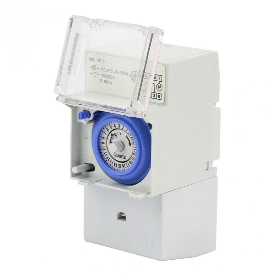 110-230v Time Switch 24 Hours Analog Mechanical Timer High Precision Auto Controller Switch Portable Timer Tester