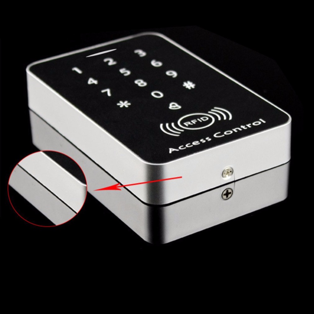 LESHP 125khz RFID teclado sistema de control de acceso teclado digital controlador de bloqueo de puerta RFID lector de tarjetas con 10 Uds TK4100 teclas