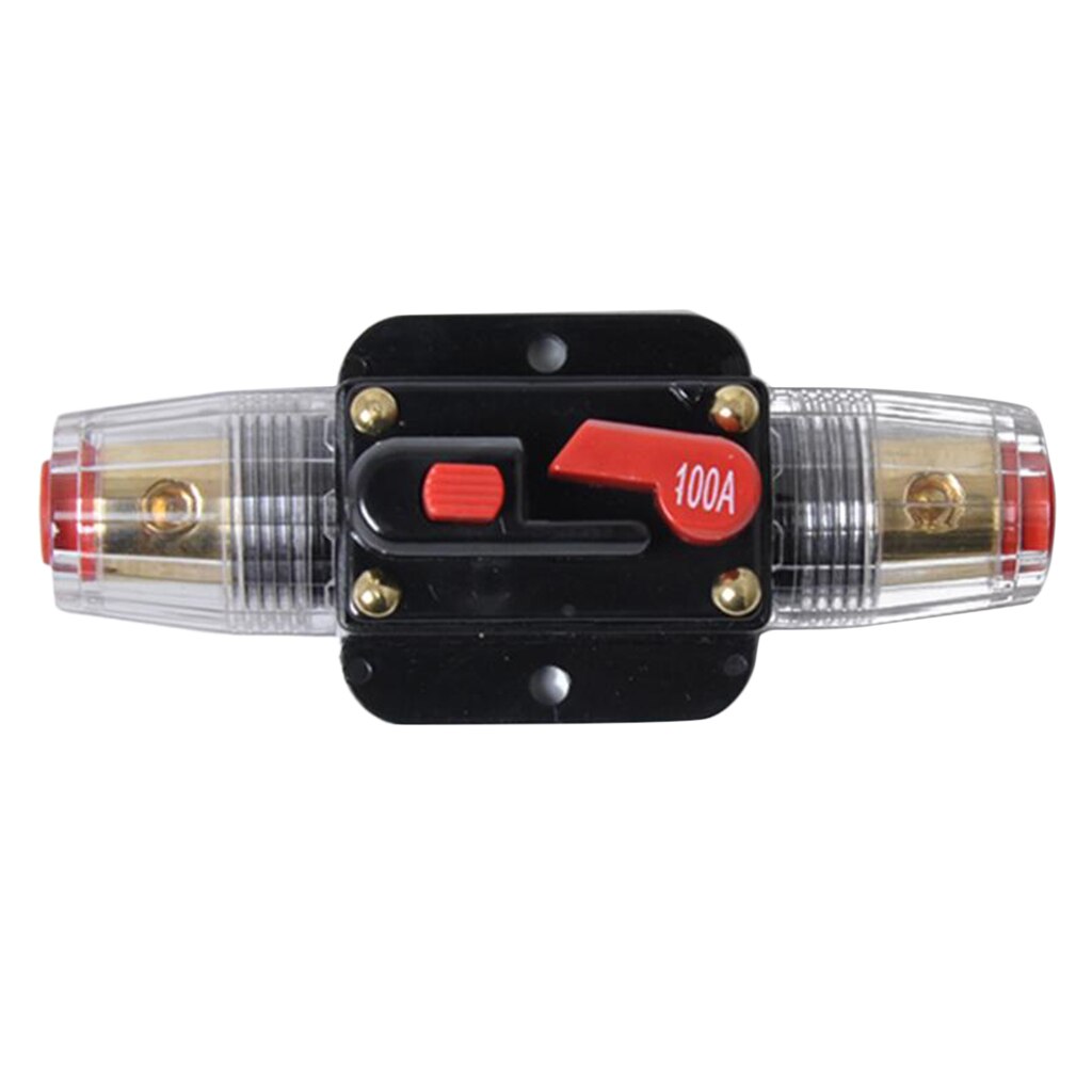 Disjoncteur Manuel Réarmable 60A - 12V/24V - Pour Voiture, Bateau, Système Audio - Protection Fusible