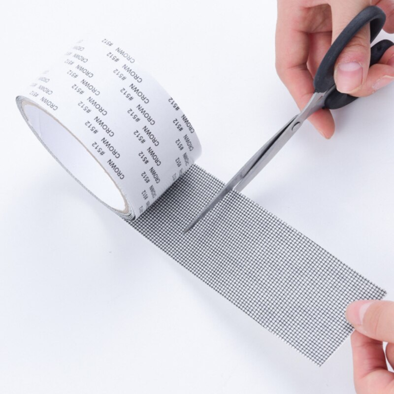 5x200cm 3 Layers Window Door Screen Patch Repair Cover Mesh Window Broken Hole Repaire Tape Window Net Anti-mosquito Mesh Sticky