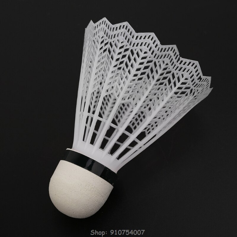 12Pcs White Badminton Plastic Shuttlecocks Indoor Outdoor Gym Sports Accessories N21 20