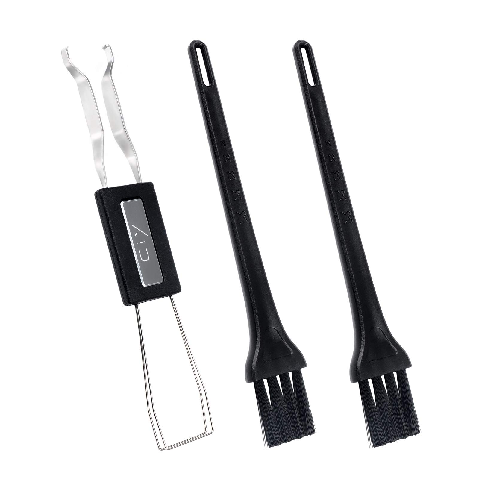Extractor de teclas de acero inoxidable, herramienta de extracción de teclas con 2 piezas, cepillo de limpieza de teclado mecánico: Default Title