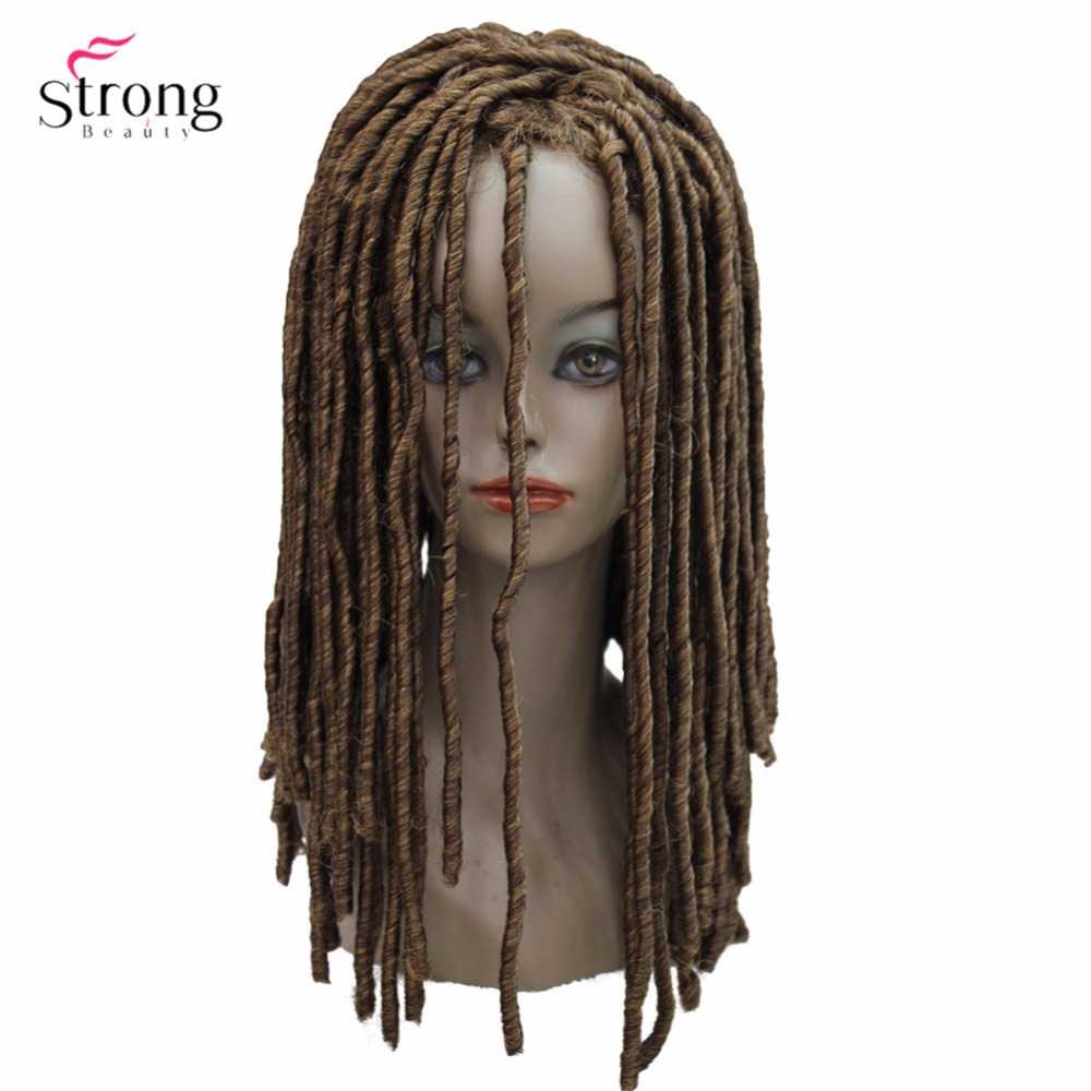 StrongBeauty Twist Haar Viertelnote Zöpfe Perücken Synthetische Dreadlocks Zöpfe Haar Perücke
