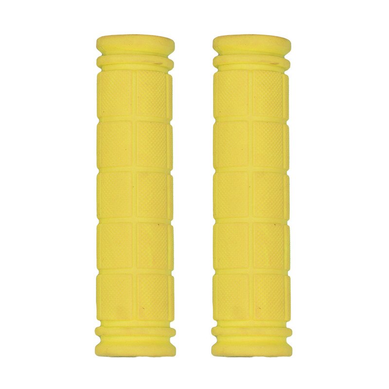 12 cm Rubber Fiets Handvatten Fixie Fixed Gear Bike Rubber 8 Kleuren Fietsen Bar Grips Fixed Gear Fiets Onderdelen 7: Yellow