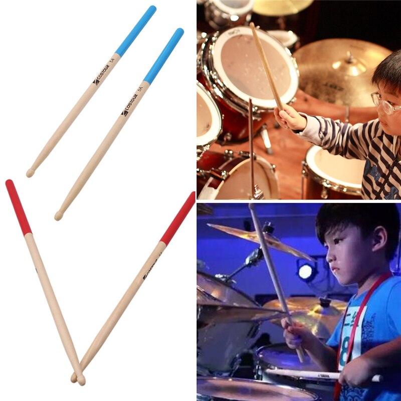 Drums Sticks Voor Kinderen Anti Slip Draagbare Drumsticks 7A Maple Hout Voor Elektronische Jazz Drum Kit Drummer Pro Unisex