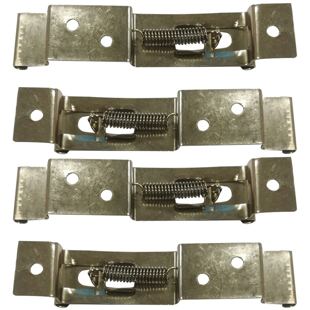 Auto Anhänger Rahmen Halfter Lizenz Fahrzeug Geladen Halterung Auto Edelstahl Frühling Lkw Anzahl Platte Clips Einfach Installieren: 2Paare