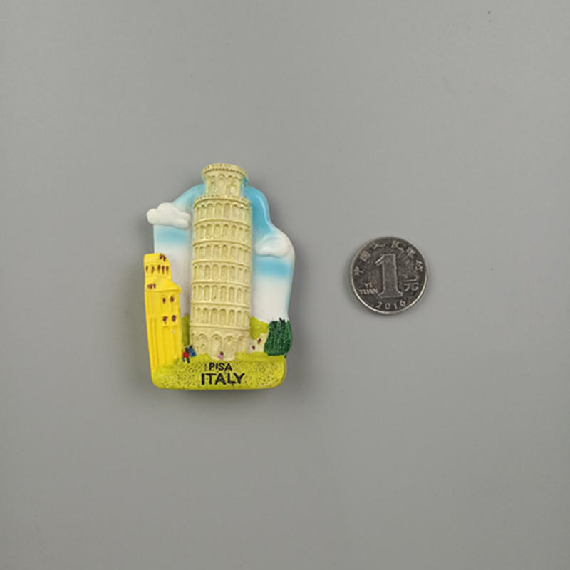 World Fridge Magnet Fridge Magnets Venice Milan Italy Rome Florence Fridge Magnet Sticker World Travel Souvenir Magnetic: Pizza Leaning tower1