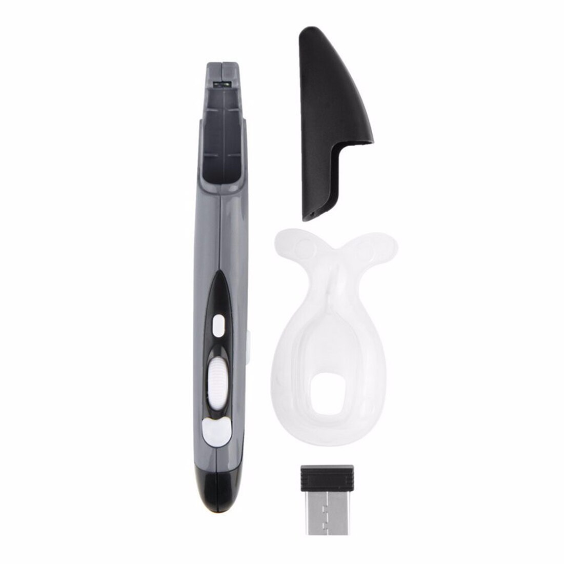 Mini 2.4 ghz usb draadloze muis optische pen luchtmuis instelbaar 500 / 1000 dpi voor laptops desktops