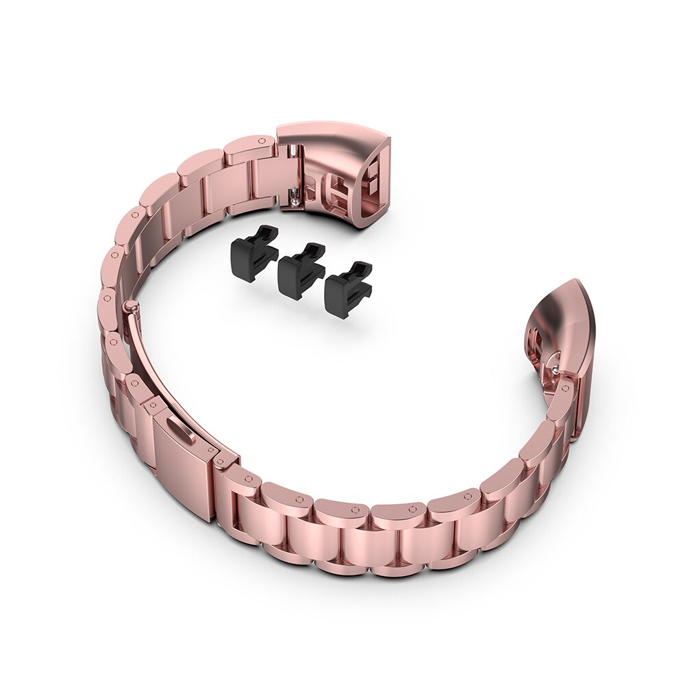 Bracelet Rose en métal Rose pour Huawei Band 4 Pro Bracelet pour Huawei Band 3 Pro Bracelet de montre en acier inoxydable bracelets avec outil